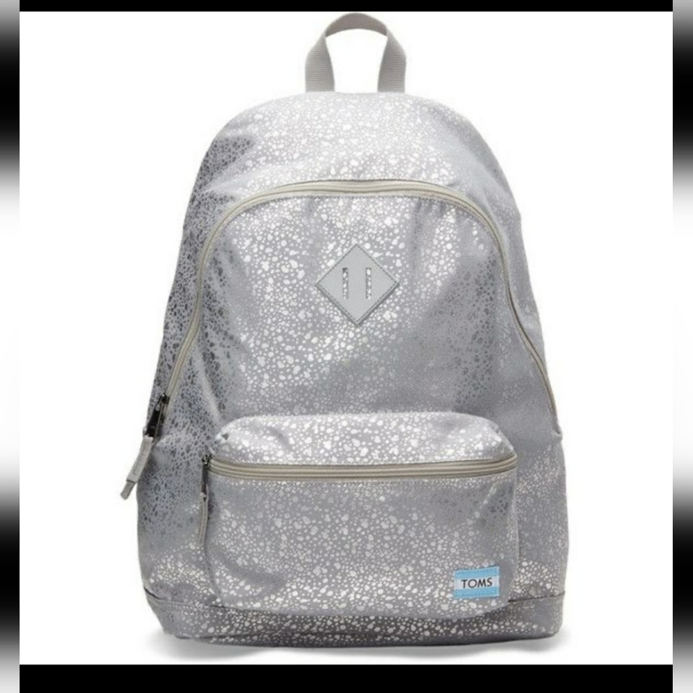 Toms silver and metallic backpack